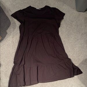 Time and Tru Classic Black Tee dress